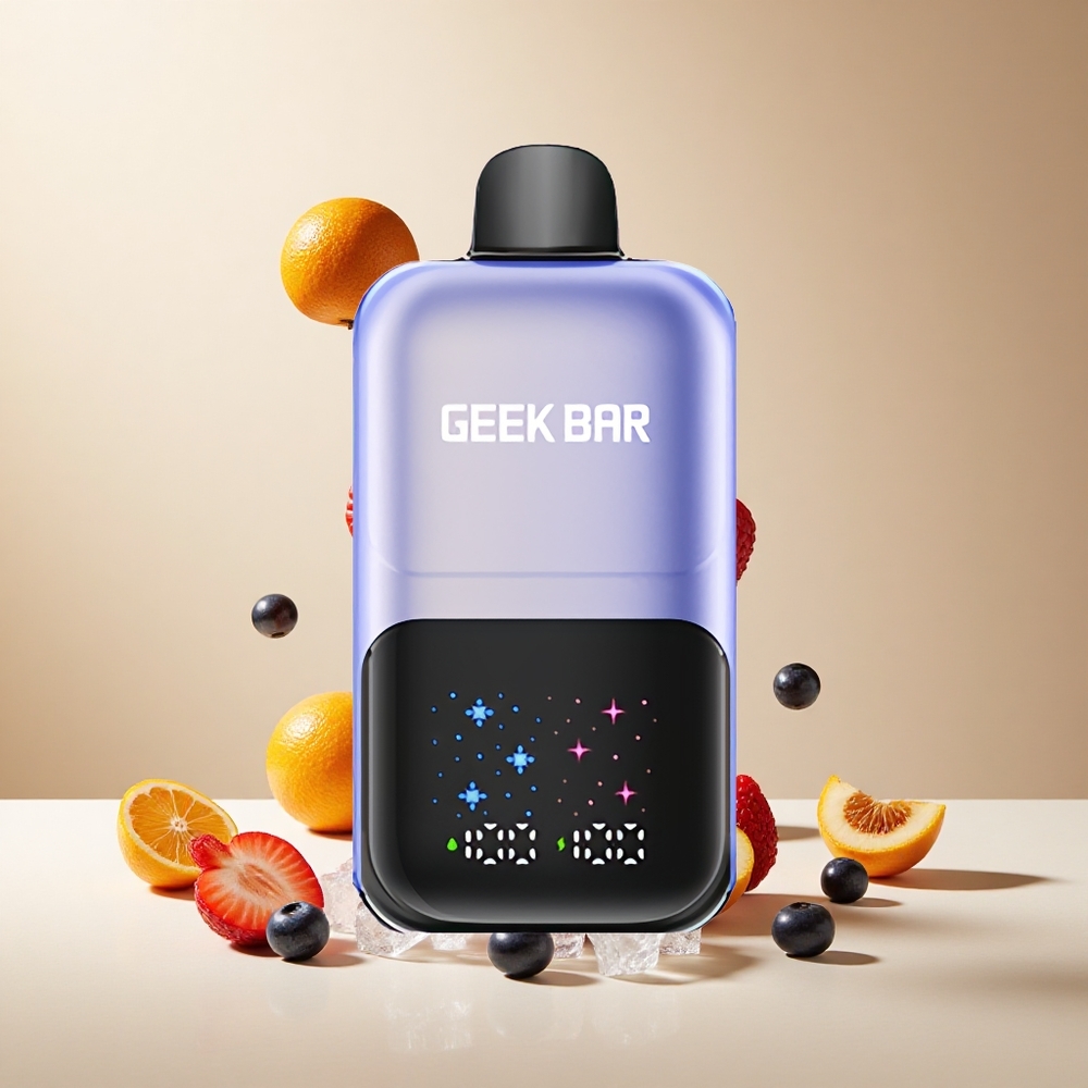 Bayas Mixtas Heladas GEEK BAR 2GO 50000 Puffs Dual Tanks