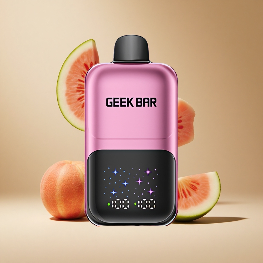 Durazno & Sandía GEEK BAR 2GO 50000 Puffs Pantalla Interactiva
