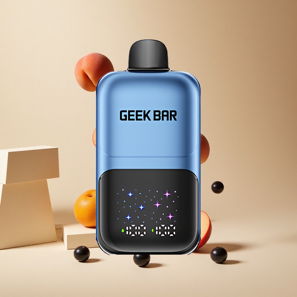 Durazno y Bayas GEEK BAR 2GO 50000 Puffs Pantalla Interactiva