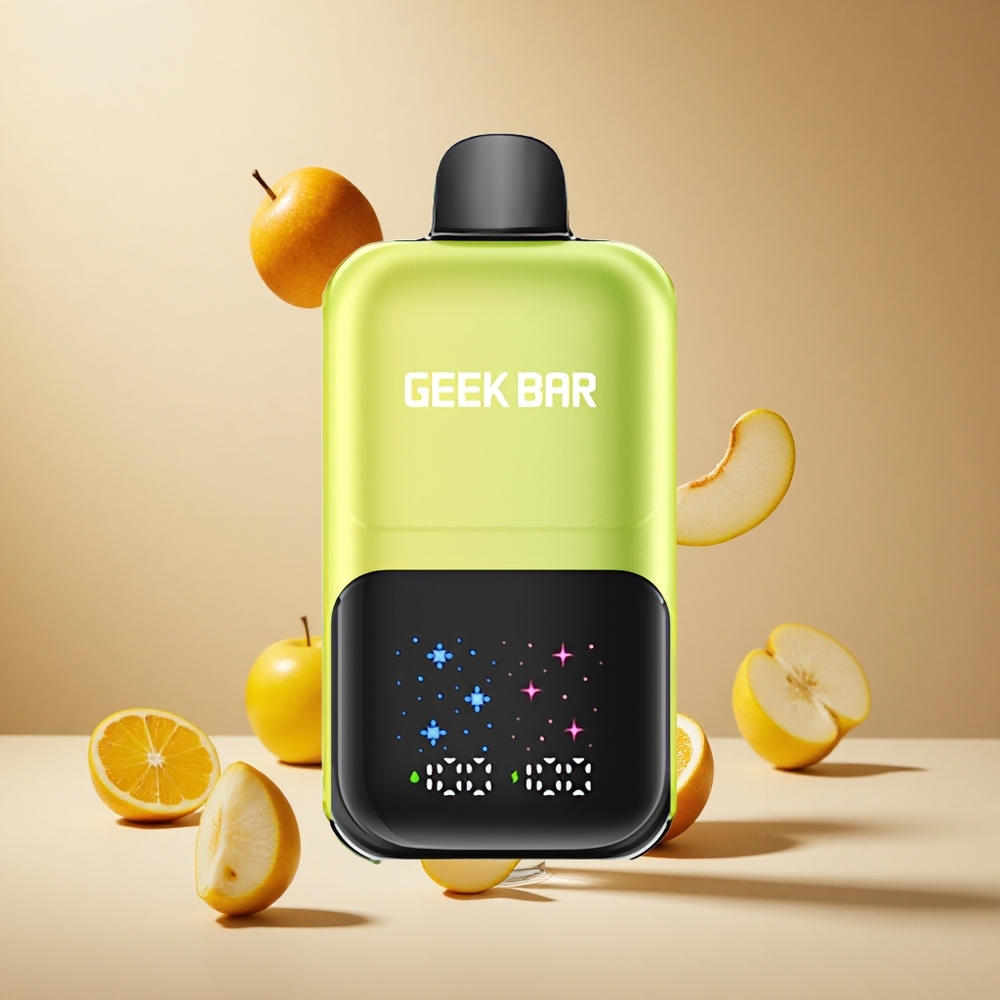Manzana Ácida Helada GEEK BAR 2GO 50000 Puffs Pantalla Interactiva