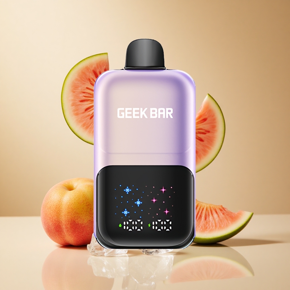 Melocotón Mango Sandía Hielo GEEK BAR 2GO 50000 Puffs 20ml Dual Tanks