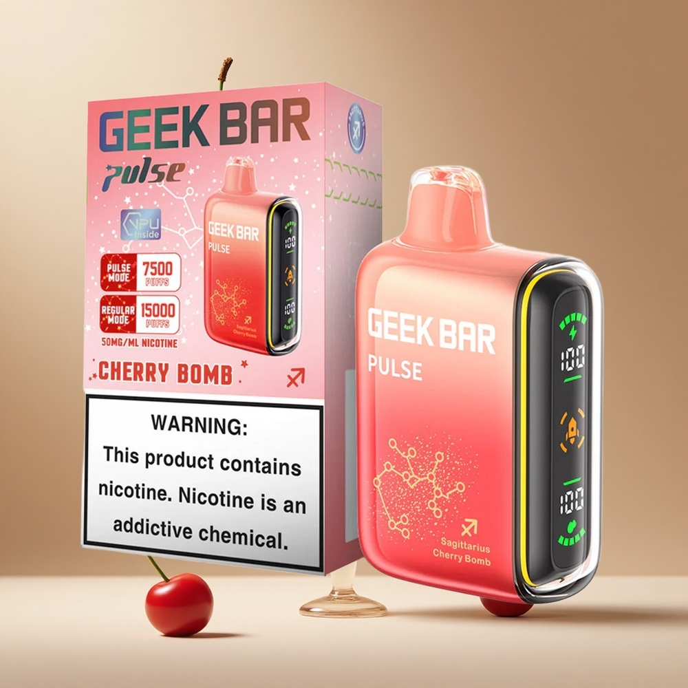 Barra Geek Pulse 15000 Puffs con Flujo de Aire Ajustable