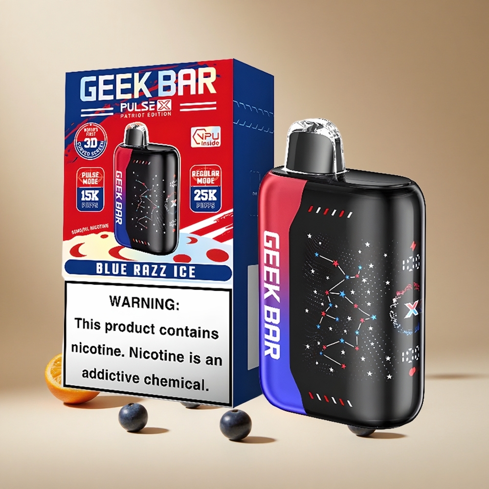GEEK BAR Pulse X 25000 Puffs Edición Patriota Dispositivo de Vapeo Desechable
