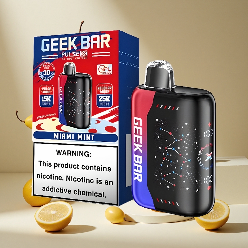 GEEK BAR Pulse X 25000 Puffs Edición Patriota Dispositivo de Vapeo Desechable
