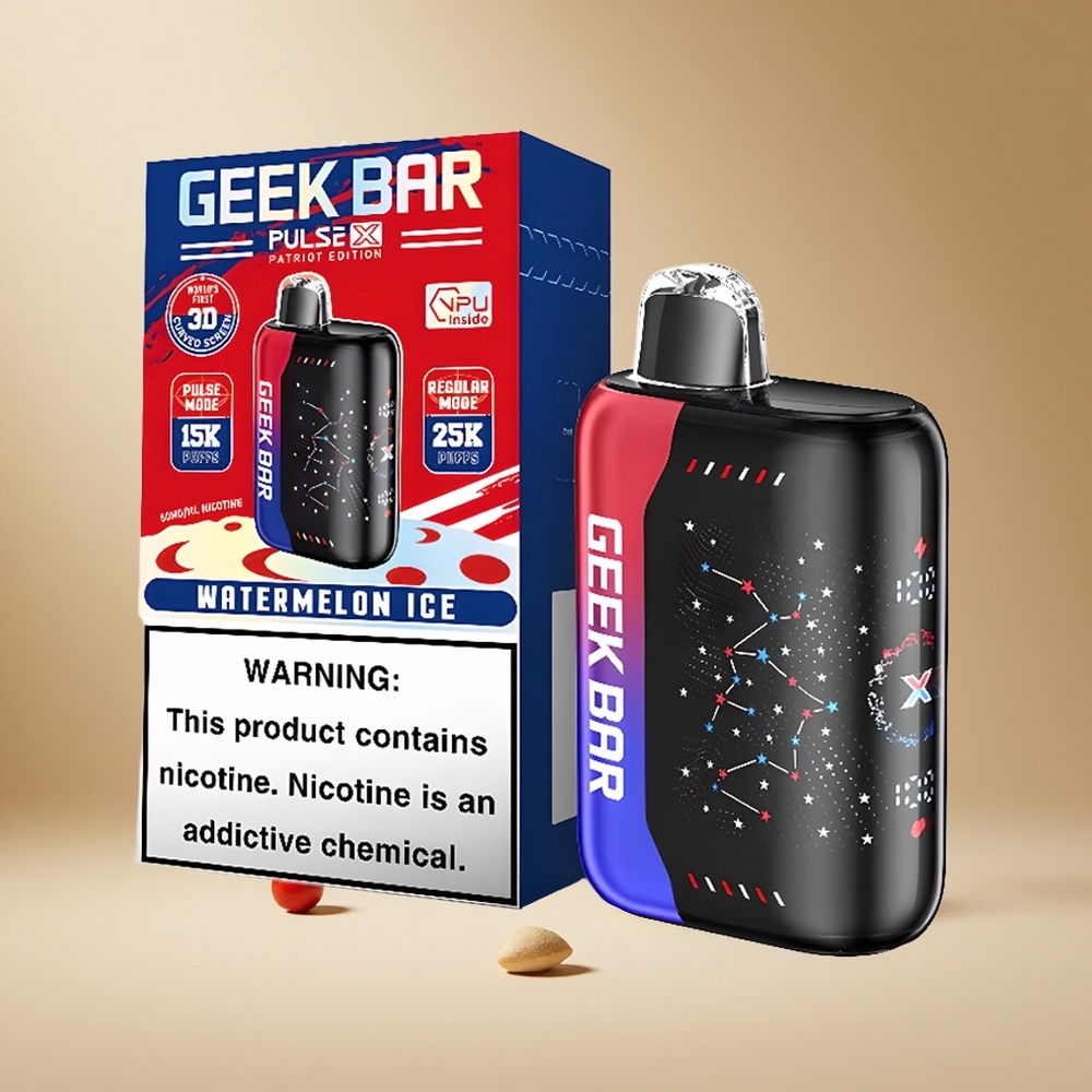 GEEK BAR Pulse X 25000 Puffs Edición Patriota Dispositivo de Vapeo Desechable