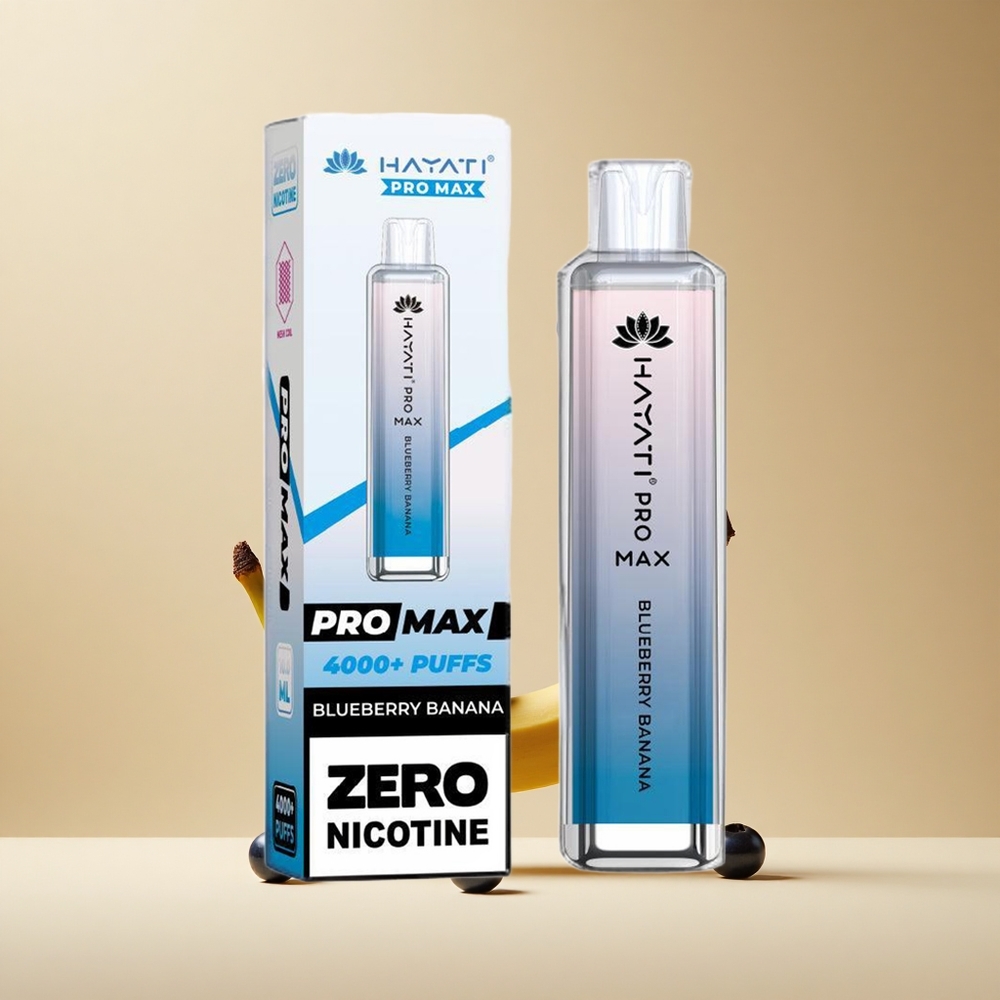 Arándano Plátano Hayati Pro Max 4000 Puffs Batería Recargable