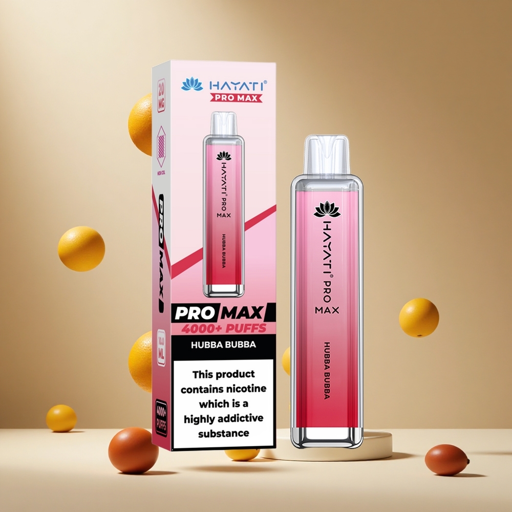 Burbuja Hubba Hayati Pro Max 4000 Puffs Batería Recargable