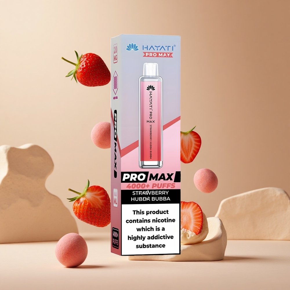 Fresa Chicle Hayati Pro Max 4000 Puffs Batería Recargable