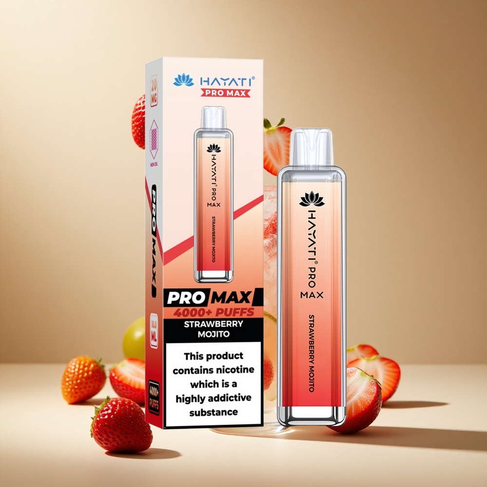 Fresa Mojito Hayati Pro Max 4000 Puffs Batería Recargable