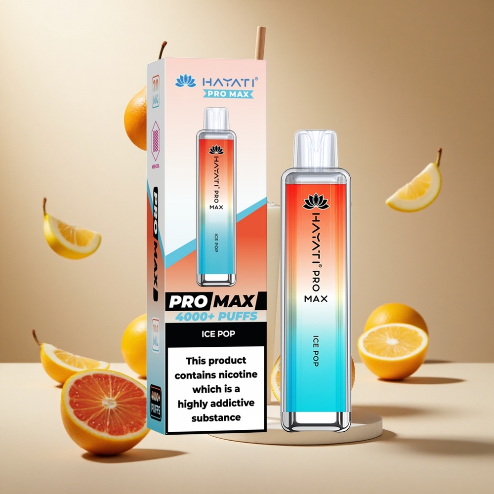 Helado Pop Hayati Pro Max 4000 Puffs Batería Recargable