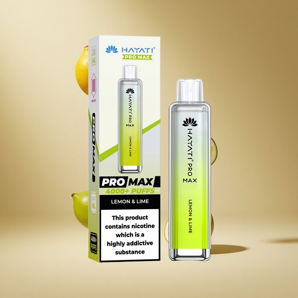 Limón y Lima Hayati Pro Max 4000 Puffs Batería Recargable