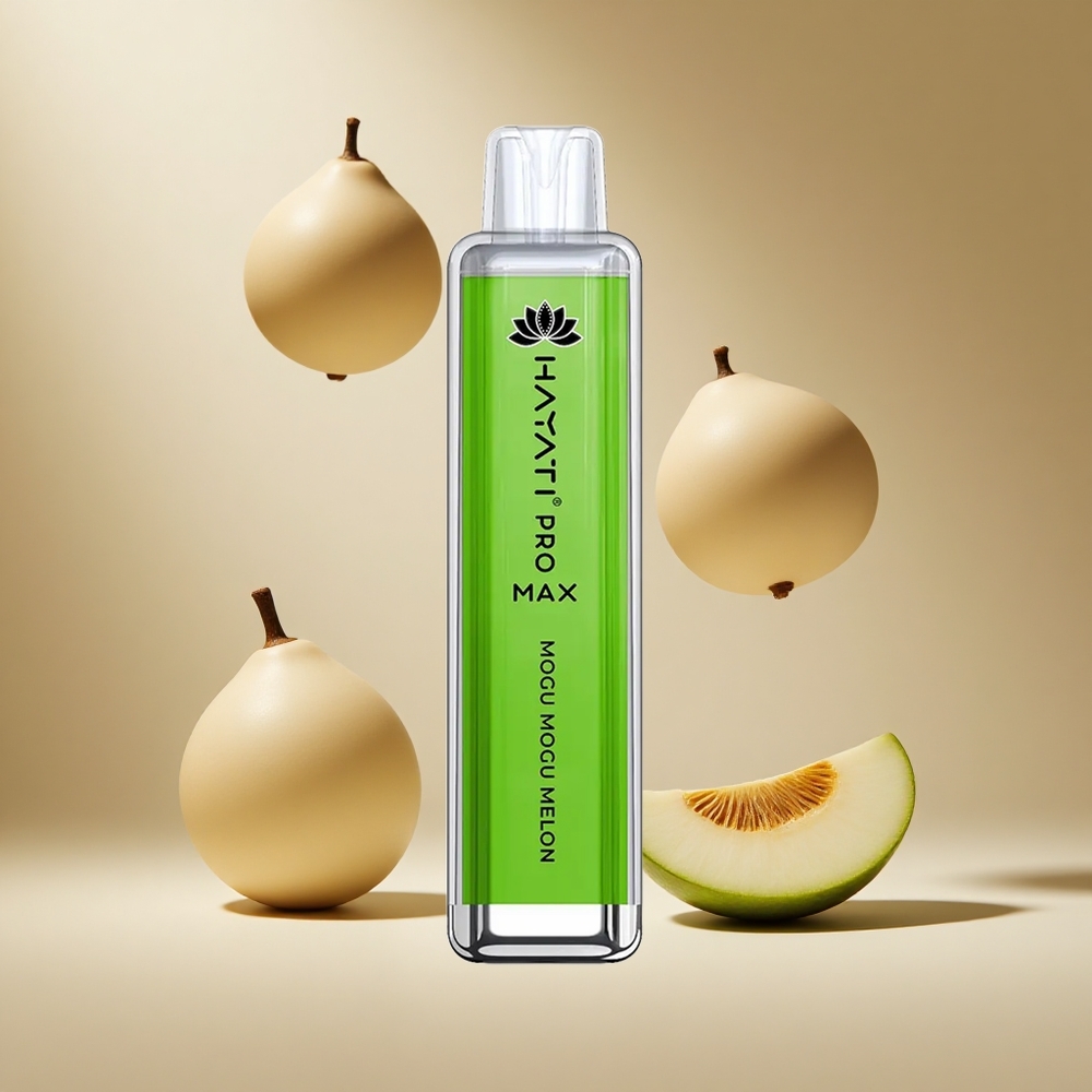 Melón Mogu Mogu Hayati Pro Max 4000 Puffs Vape Desechable con Batería Recargable