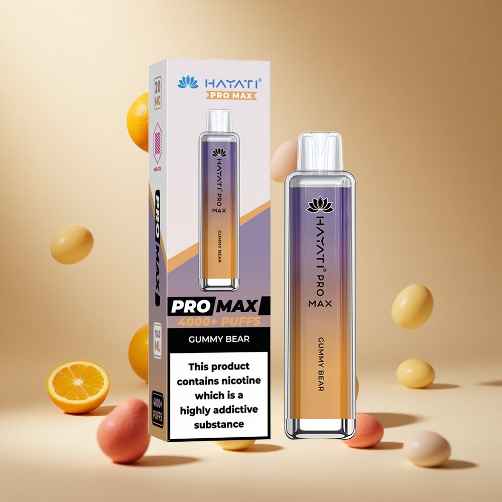 Osito de Goma Hayati Pro Max 4000 Puffs Batería Recargable
