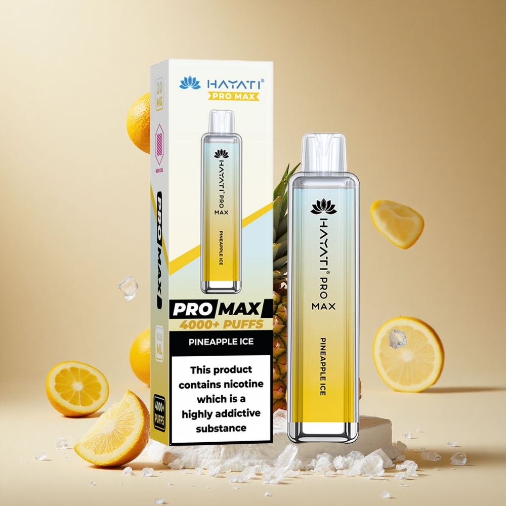 Piña Helada Hayati Pro Max 4000 Puffs Batería Recargable