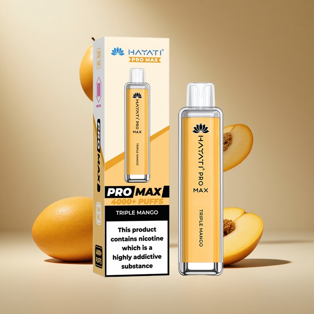 Triple Mango Hayati Pro Max 4000 Puffs Batería Recargable
