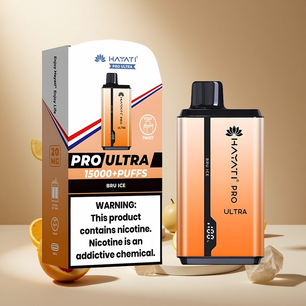 Bru Hielo Hayati Pro Ultra 15000 Puffs 850mAh