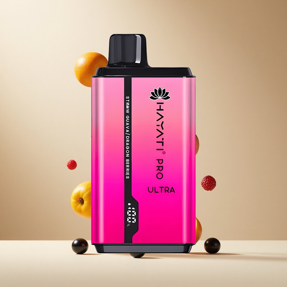 Fresa Guayaba Hayati Pro Ultra 15000 Puffs 2 12ml