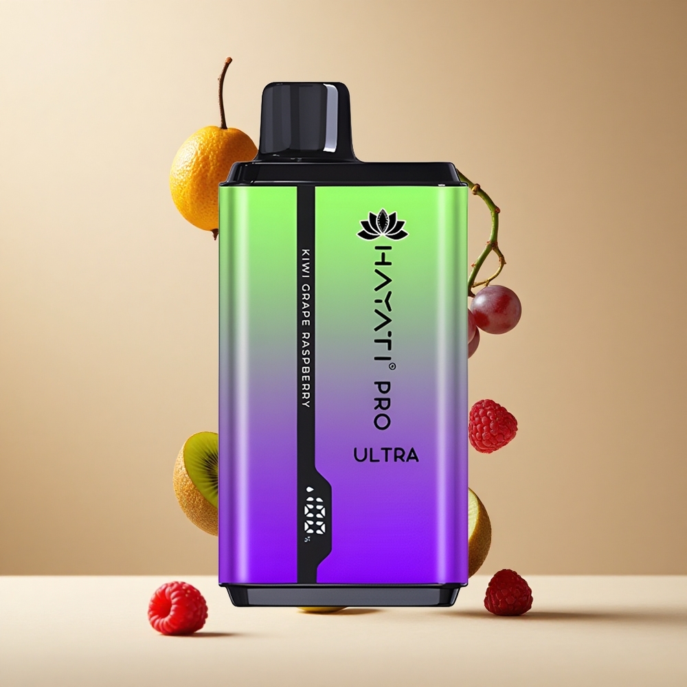 Kiwi Uva Frambuesa Hayati Pro Ultra 15000 Puffs 2 12ml