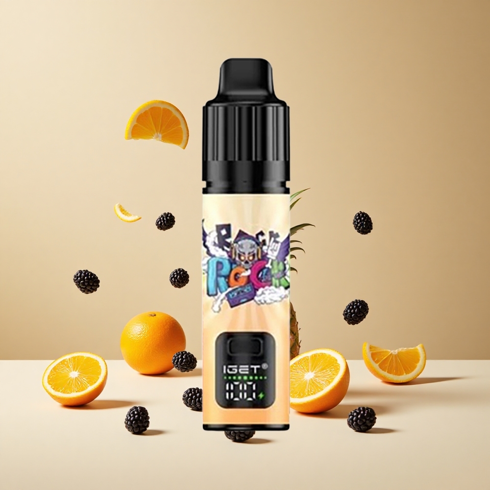 Mora Piña Naranja IGET BAR PLUS S3 POD 10000 Puffs 18 ml E-líquido