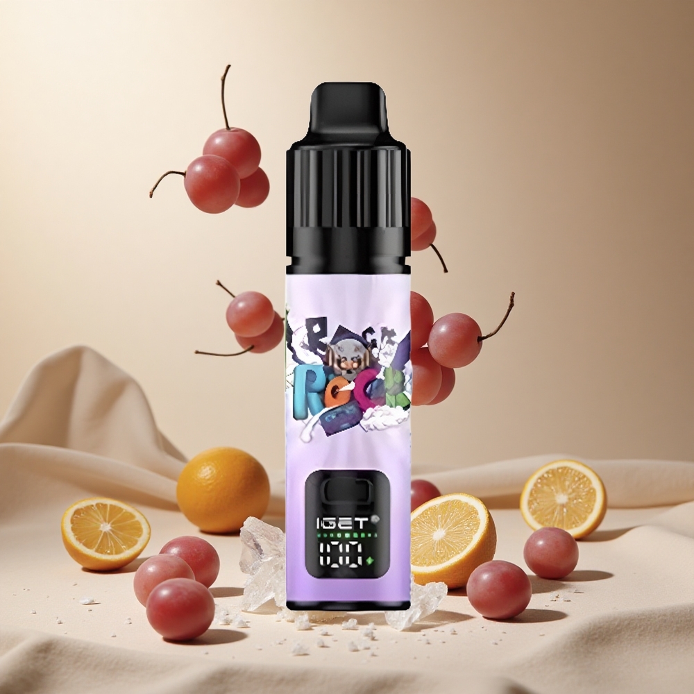 Uva Helada IGET BAR PLUS S3 POD 10000 Puffs Vape Desechable 18 ml