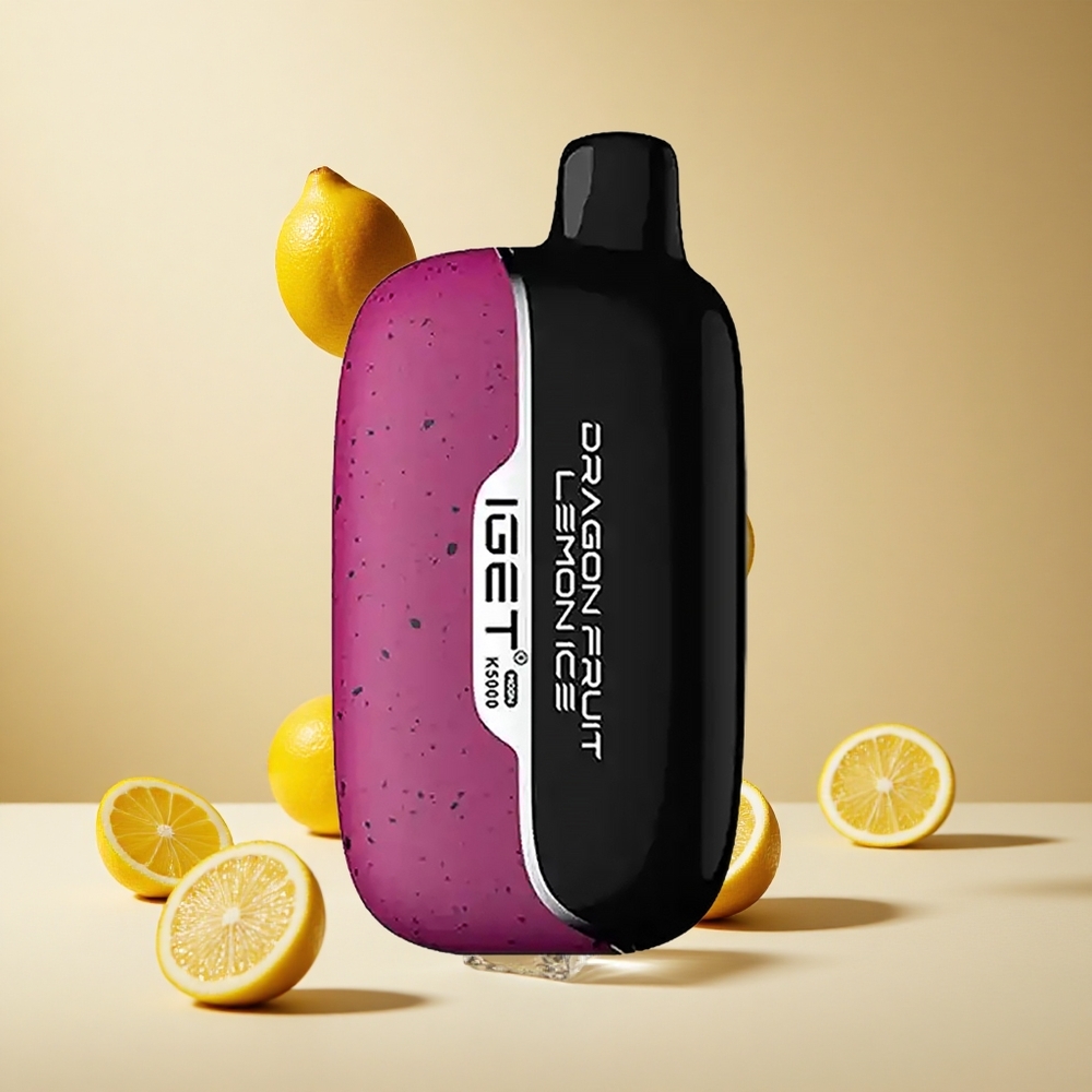 Dragon Fruit Limón Hielo IGET Moon K5000 Puffs Hasta 5000 Puffs