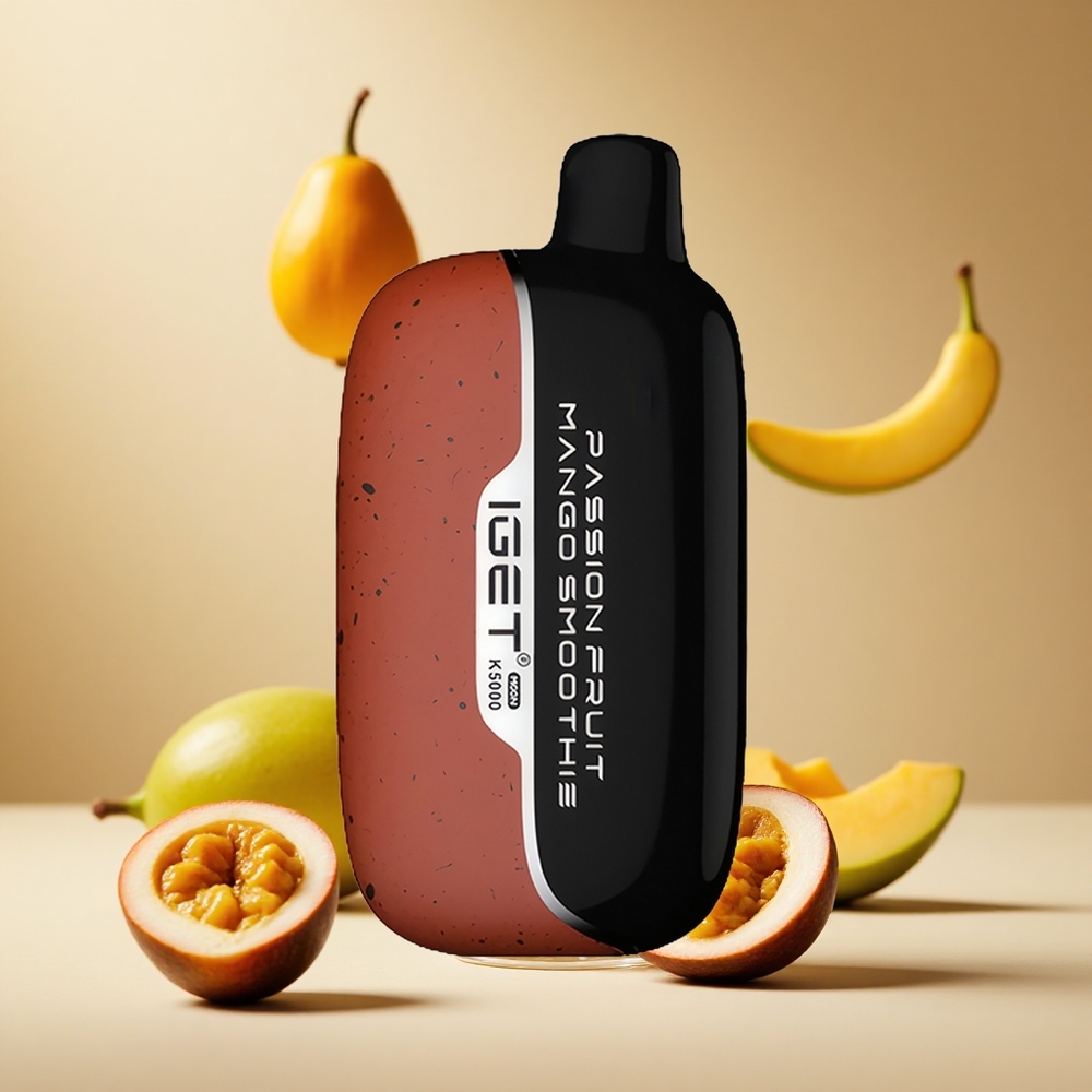 Mango Maracuyá IGET Moon K5000 5000 Pufadas Bobina de malla de 1,35 ohmios