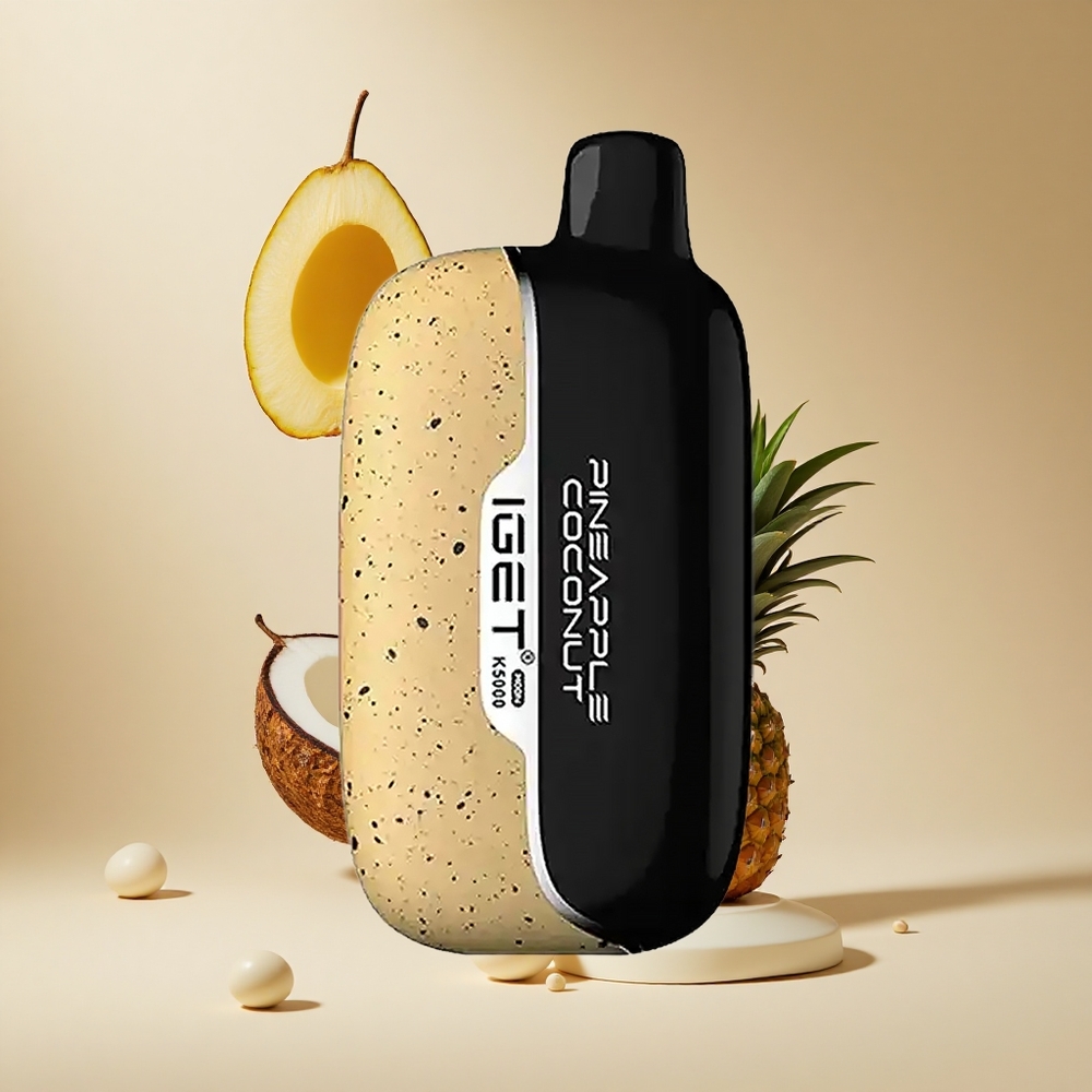 Piña Coco IGET Moon K5000 5000 Puffs Material PC