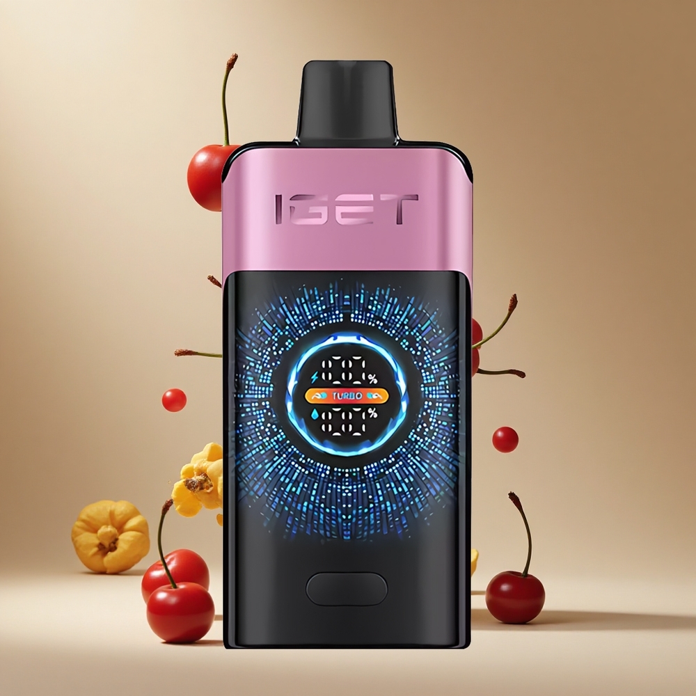 Cereza Monstruo IGET ONE 12000 Puffs Pantalla Curva Grande a Color