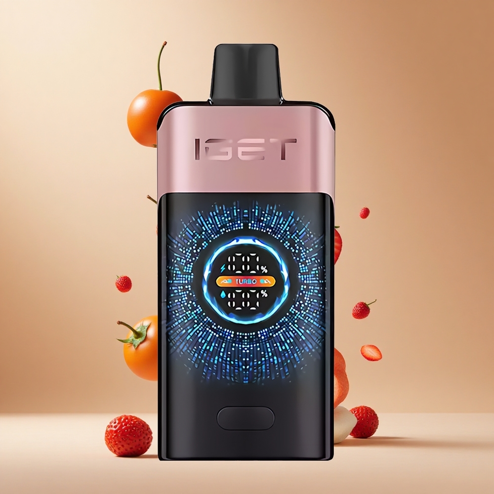Fresa Chupa Chups IGET ONE 12000 Puffs Pantalla Curva Grande a Color