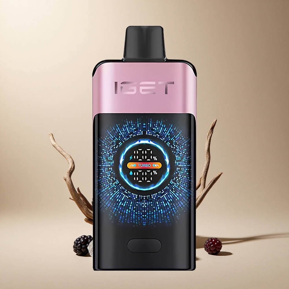 Mora Helada IGET ONE 12000 Puffs Pantalla Grande Curva a Color