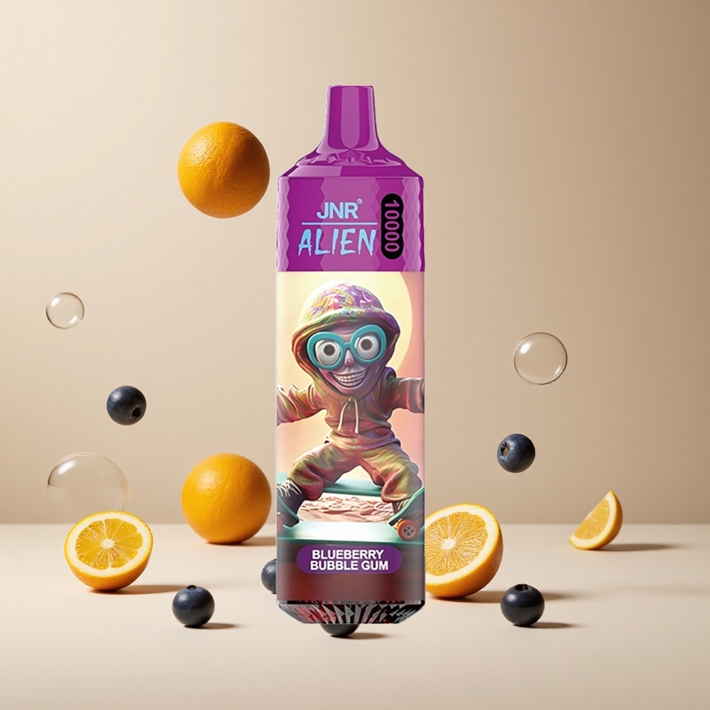 Chicle de Arándano JNR Alien 10000 Puffs 20ml