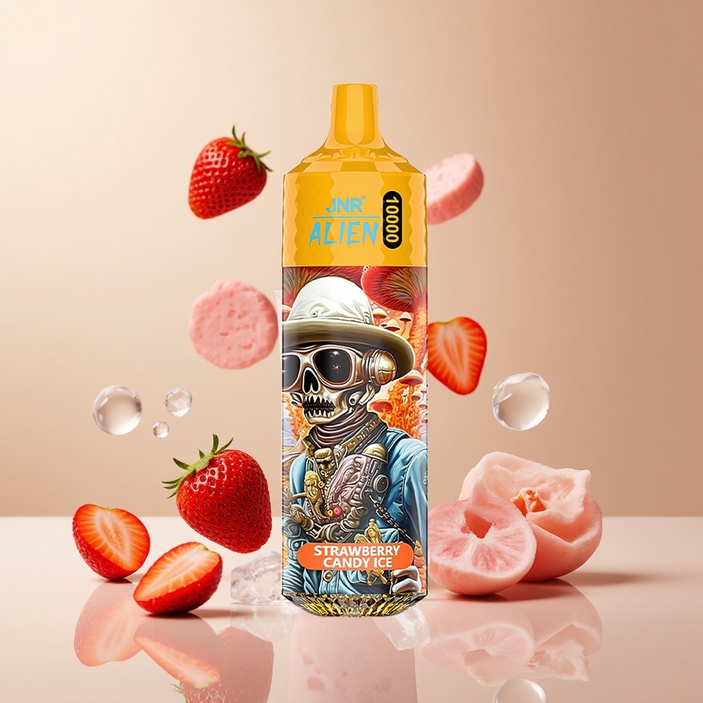 Fresa Caramelo Hielo JNR Alien 10000 Puffs 20ml E-líquido