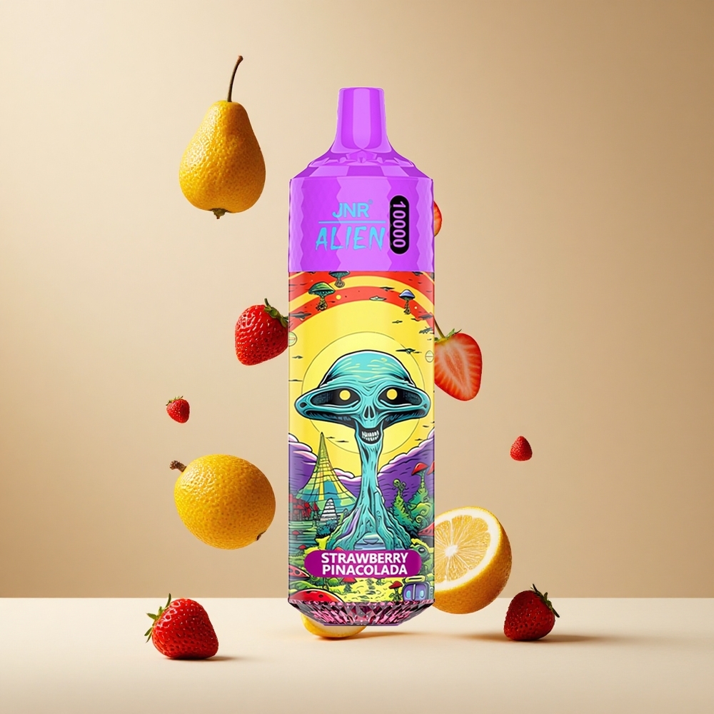Fresa Piña Colada JNR Alien 10000 Puffs con Carga Rápida Tipo-C