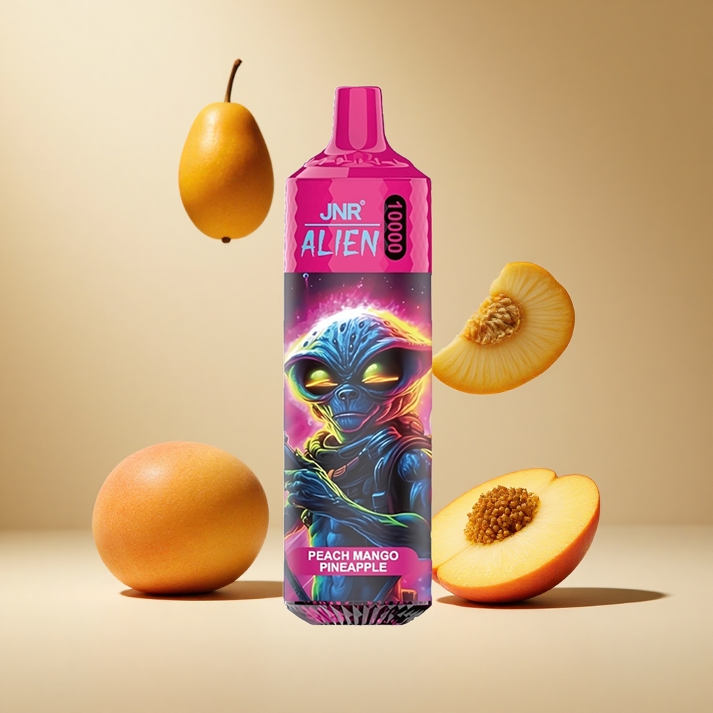 Melocotón Mango Piña JNR Alien 10000 Puffs 20ml