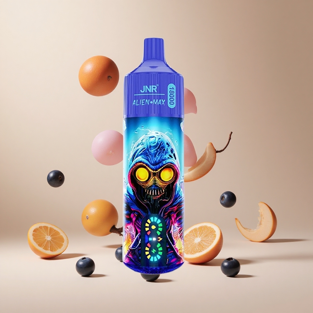 Arándano Chicle JNR Alien Max 18000 Puffs Pantalla LED Inteligente