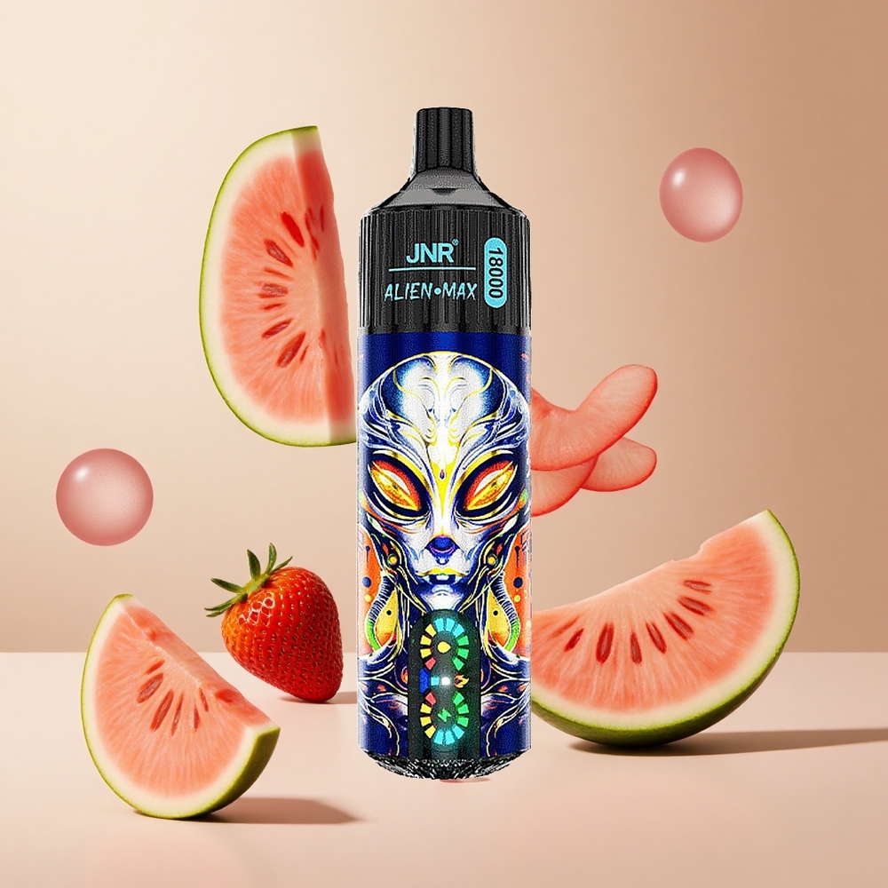 Fresa Sandía Chicle JNR Alien Max 18000 Puffs Pantalla LED Inteligente