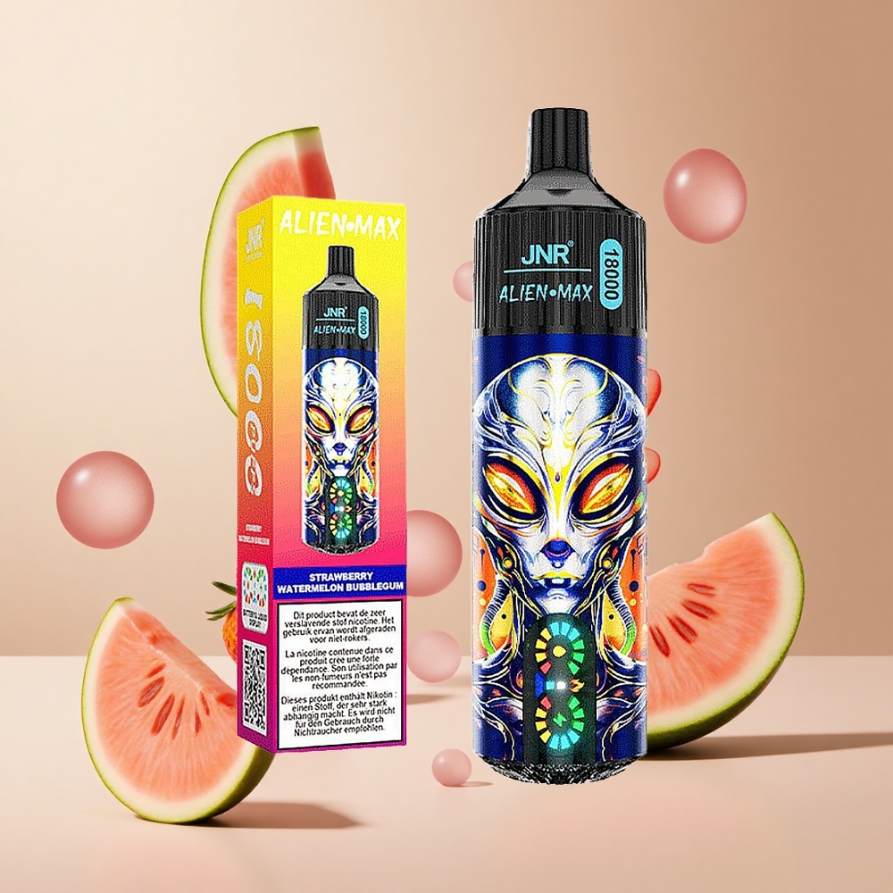 Fresa Sandía Chicle JNR Alien Max 18000 Puffs Pantalla LED Inteligente