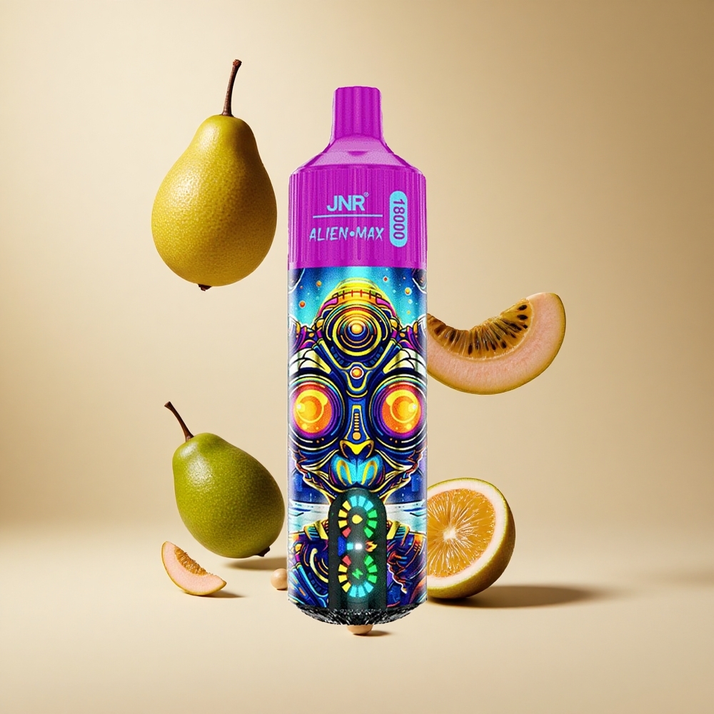 Kiwi Maracuyá Guayaba JNR Alien Max 18000 Puffs con Pantalla LED Inteligente