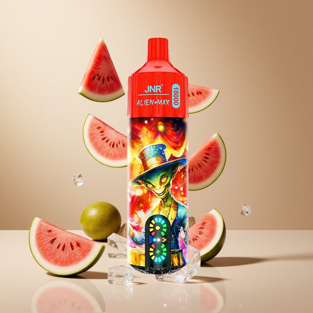 Sandía Helada JNR Alien Max 18000 Puffs con Pantalla LED Inteligente