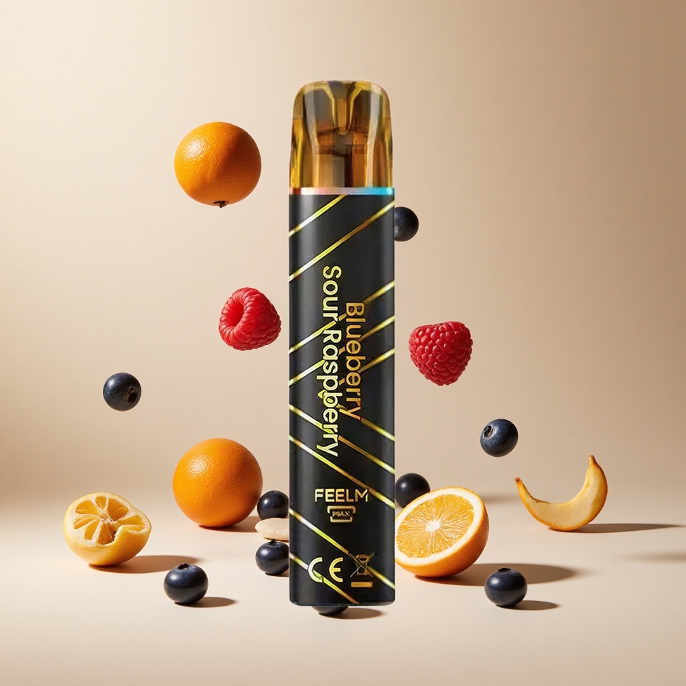 Arándano Azul Frambuesa Ácida JNR Black&Golden 800 Puffs Vape Desechable