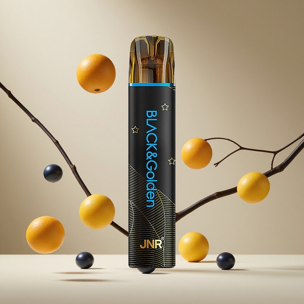 AzulJNR Black&Golden 800 Puffs Vape Desechable