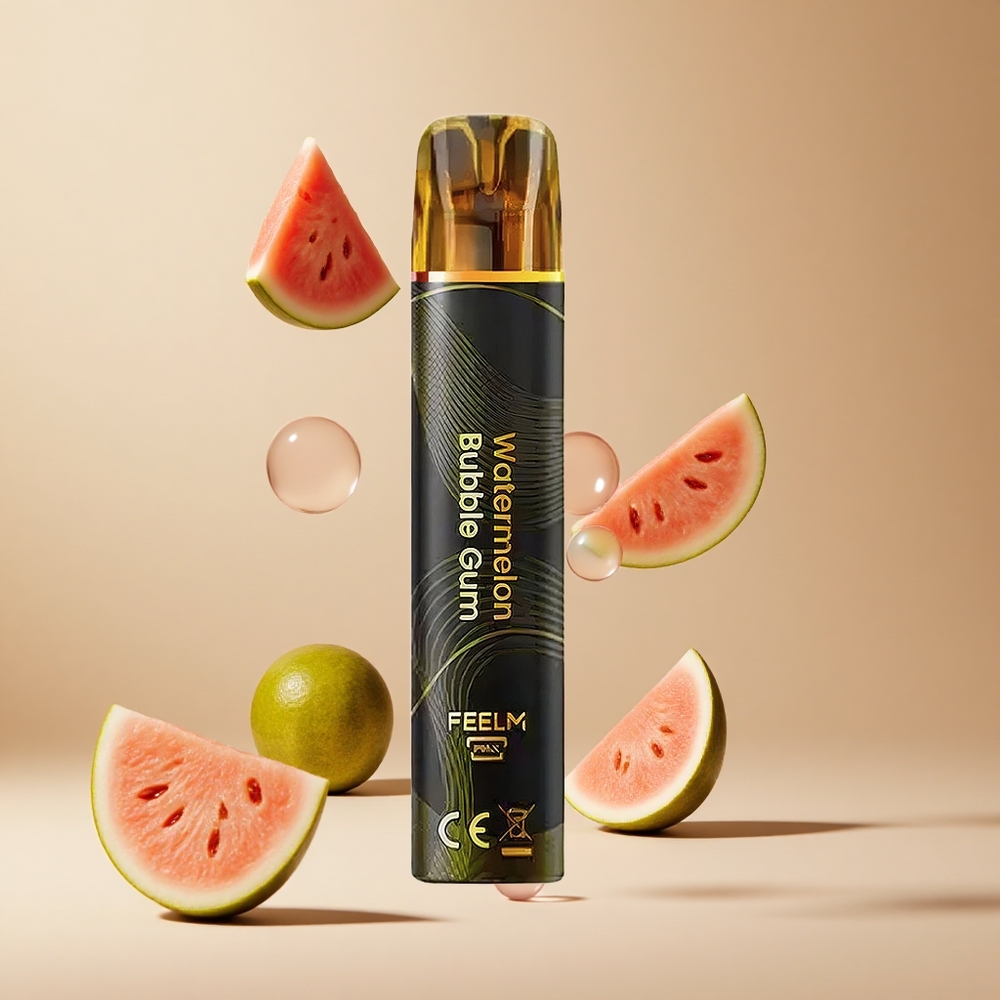 Chicle de Sandía JNR Black&Golden 800 Puffs Vape Desechable