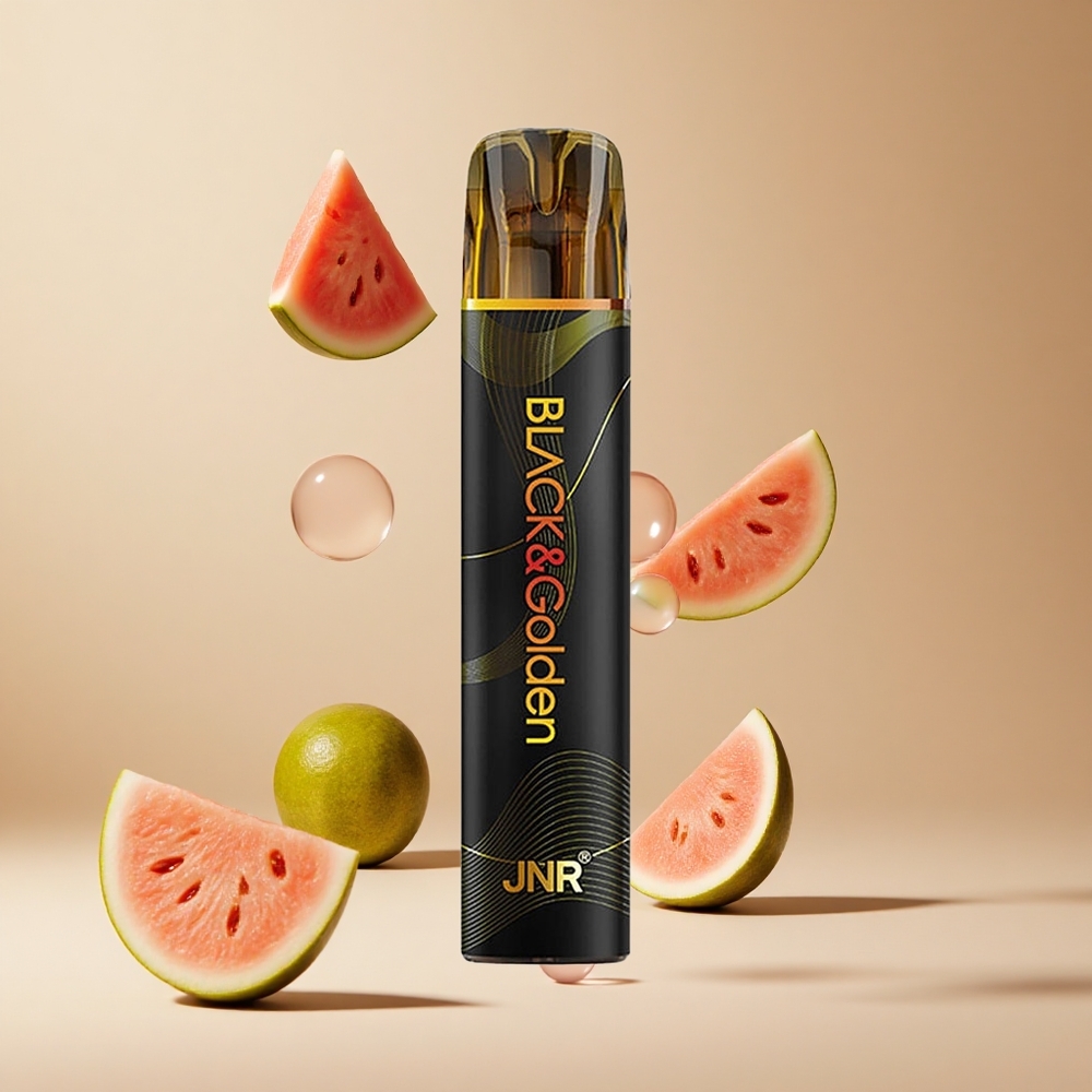 Chicle de Sandía JNR Black&Golden 800 Puffs Vape Desechable