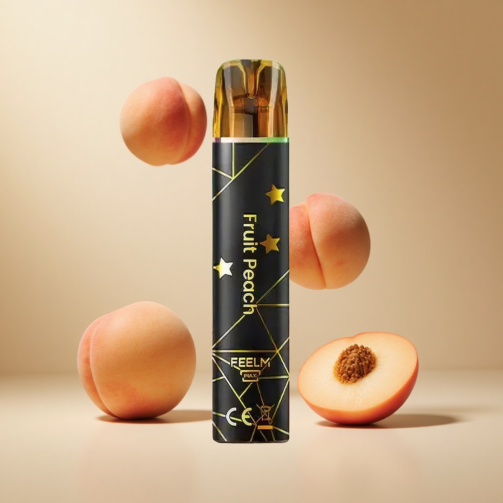 Durazno JNR Black&Golden 800 Puffs Vape Desechable