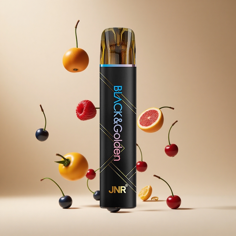 Frambuesa Azul Cereza JNR Black&Golden 800 Puffs Desechable