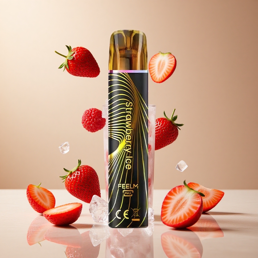 Fresa Helada JNR Black&Golden 800 Puffs Vape Desechable
