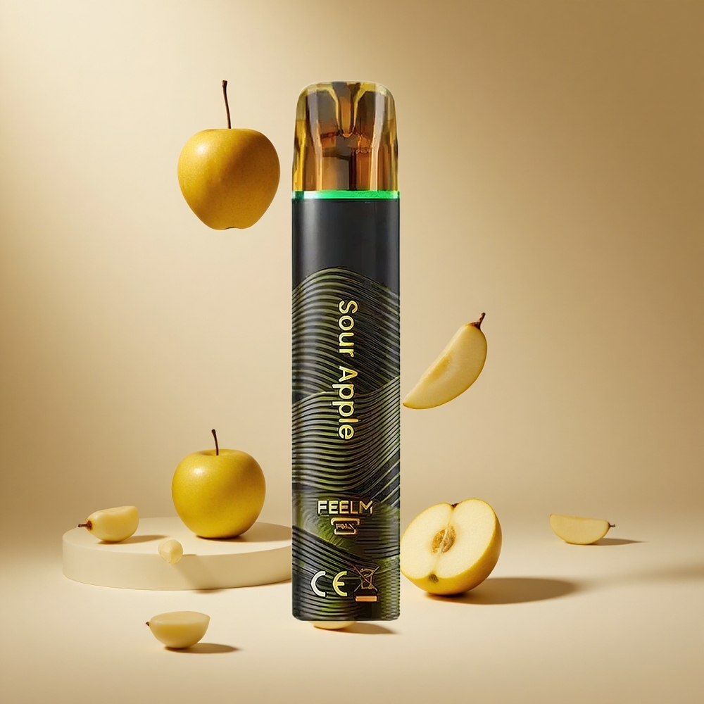 Manzana Ácida JNR Black&Golden 800 Puffs Vape Desechable