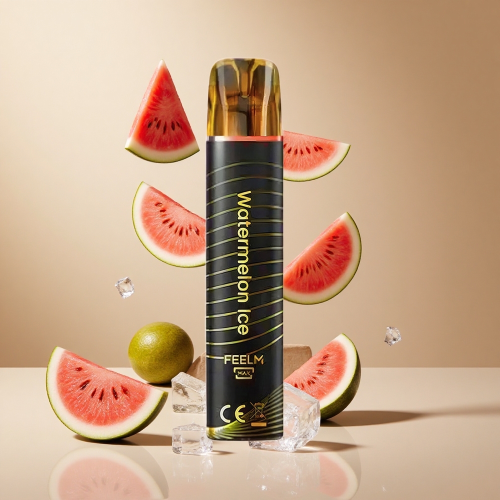 Sandía Hielo JNR Black&Golden 800 Puffs Vape Desechable