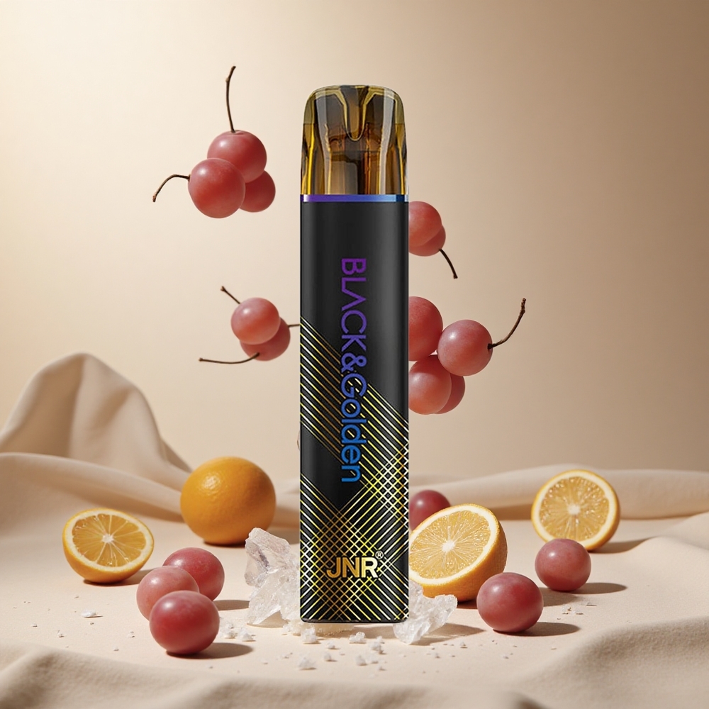 Uva Helada JNR Black&Golden 800 Puffs Vape Desechable