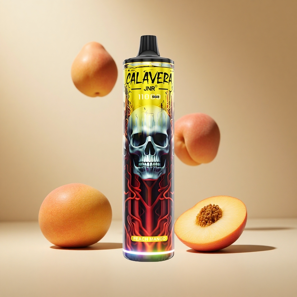 Durazno Mango JNR Calavera 11000 Puffs Tipo-C